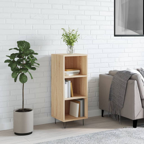 Vidaxl dressoir 34,5x32,5x90 cm bewerkt hout sonoma eikenkleurig