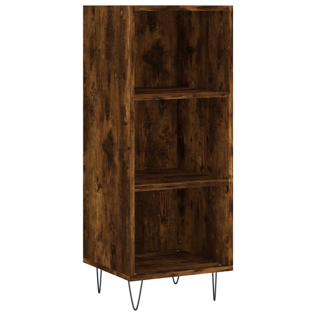 Vidaxl dressoir 34,5x32,5x90 cm bewerkt hout gerookt eikenkleurig
