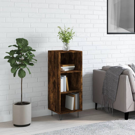 Vidaxl dressoir 34,5x32,5x90 cm bewerkt hout gerookt eikenkleurig