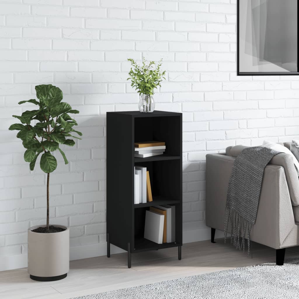 Vidaxl dressoir 34,5x32,5x90 cm bewerkt hout zwart