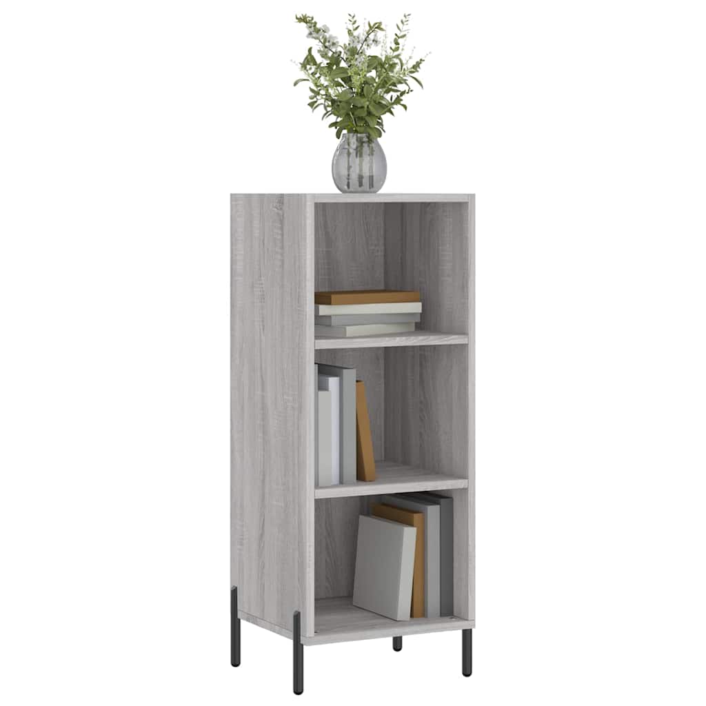 Vidaxl dressoir 34,5x32,5x90 cm bewerkt hout grijs sonoma eikenkleurig