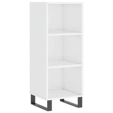 Vidaxl dressoir 34,5x32,5x90 cm bewerkt hout hoogglans wit