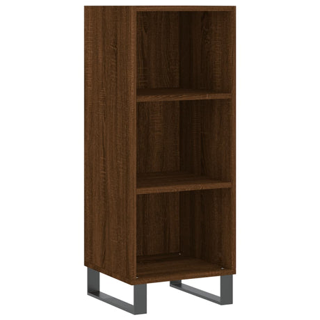 Vidaxl dressoir 34,5x32,5x90 cm bewerkt hout bruin eikenkleur