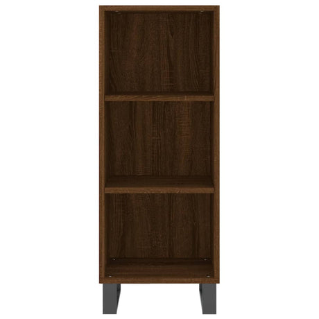 Vidaxl dressoir 34,5x32,5x90 cm bewerkt hout bruin eikenkleur