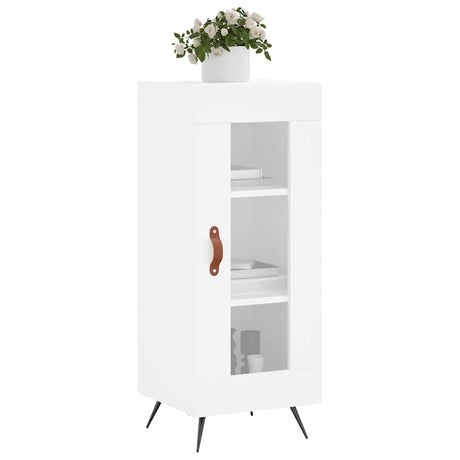 Vidaxl dressoir 34,5x34x90 cm bewerkt hout hoogglans wit