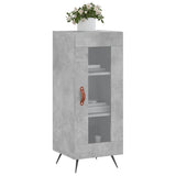 Vidaxl dressoir 34,5x34x90 cm bewerkt hout betongrijs