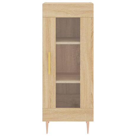 Vidaxl dressoir 34,5x34x90 cm bewerkt hout sonoma eiken