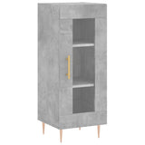 Vidaxl dressoir 34,5x34x90 cm bewerkt hout betongrijs