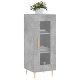 Vidaxl dressoir 34,5x34x90 cm bewerkt hout betongrijs