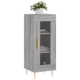 Vidaxl dressoir 34,5x34x90 cm bewerkt hout grijs sonoma eikenkleurig