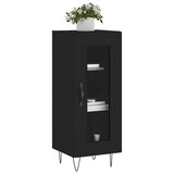 Vidaxl dressoir 34,5x34x90 cm bewerkt hout zwart