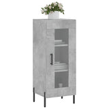 Vidaxl dressoir 34,5x34x90 cm bewerkt hout betongrijs