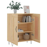 Vidaxl dressoir 69,5x34x90 cm bewerkt hout sonoma eikenkleurig