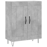 Vidaxl dressoir 69,5x34x90 cm bewerkt hout betongrijs