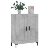 Vidaxl dressoir 69,5x34x90 cm bewerkt hout betongrijs