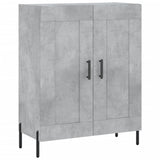 Vidaxl dressoir 69,5x34x90 cm bewerkt hout betongrijs