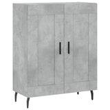 Vidaxl dressoir 69,5x34x90 cm bewerkt hout betongrijs