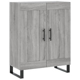 Vidaxl dressoir 69,5x34x90 cm bewerkt hout grijs sonoma eikenkleurig