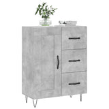 Vidaxl dressoir 69,5x34x90 cm bewerkt hout betongrijs