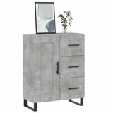 Vidaxl dressoir 69,5x34x90 cm bewerkt hout betongrijs