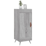 Vidaxl dressoir 34,5x34x90 cm bewerkt hout grijs sonoma eikenkleurig