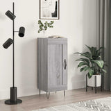 Vidaxl dressoir 34,5x34x90 cm bewerkt hout grijs sonoma eikenkleurig