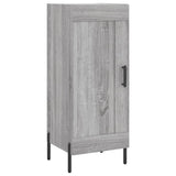 Vidaxl dressoir 34,5x34x90 cm bewerkt hout grijs sonoma eikenkleurig