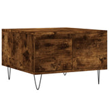 Vidaxl salontafel 55x55x36,5 cm bewerkt hout gerookt eikenkleurig