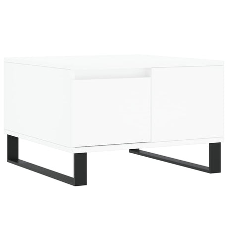 Vidaxl salontafel 55x55x36,5 cm bewerkt hout wit