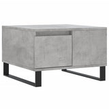 Vidaxl salontafel 55x55x36,5 cm bewerkt hout betongrijs