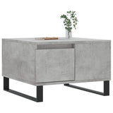 Vidaxl salontafel 55x55x36,5 cm bewerkt hout betongrijs