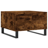 Vidaxl salontafel 55x55x36,5 cm bewerkt hout gerookt eikenkleurig