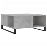 Vidaxl salontafel 80x80x36,5 cm bewerkt hout betongrijs