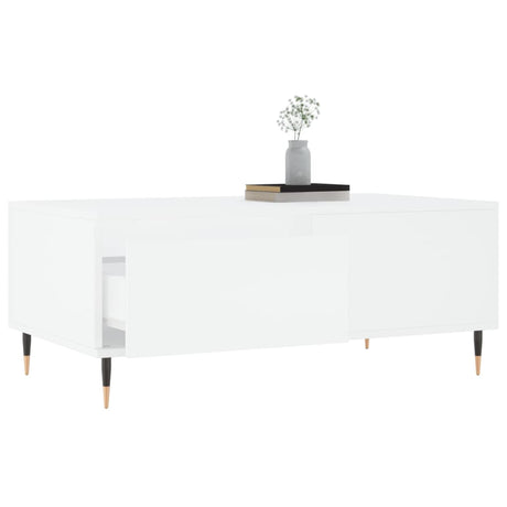 Vidaxl salontafel 90x50x36,5 cm bewerkt hout wit