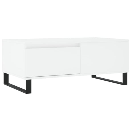 Vidaxl salontafel 90x50x36,5 cm bewerkt hout wit