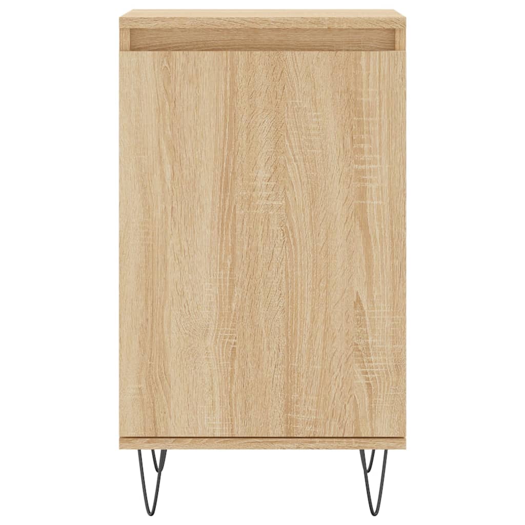 Vidaxl dressoir 40x35x70 cm bewerkt hout sonoma eikenkleurig