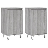 Vidaxl dressoirs 2 st 40x35x70 cm bewerkt hout grijs sonoma