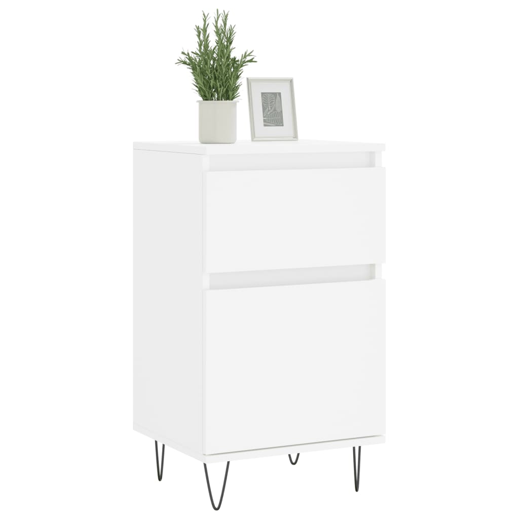Vidaxl dressoir 40x35x70 cm bewerkt hout wit