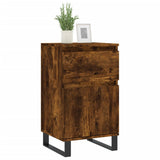 Vidaxl dressoirs 2 st 40x35x70 cm bewerkt hout gerookt eikenkleurig