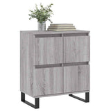 Vidaxl dressoir 60x35x70 cm bewerkt hout grijs sonoma eikenkleurig