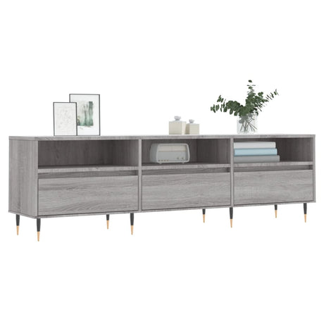Vidaxl tv-meubel 150x30x44,5 cm bewerkt hout grijs sonoma eikenkleurig