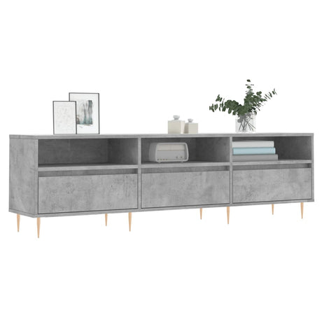 Vidaxl tv-meubel 150x30x44,5 cm bewerkt hout betongrijs