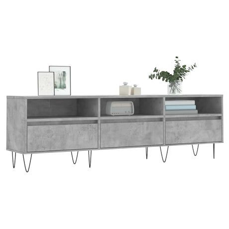 Vidaxl tv-meubel 150x30x44,5 cm bewerkt hout betongrijs