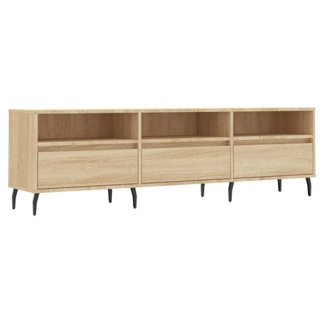 Vidaxl tv-meubel 150x30x44,5 cm bewerkt hout sonoma eikenkleurig