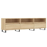 Vidaxl tv-meubel 150x30x44,5 cm bewerkt hout sonoma eikenkleurig