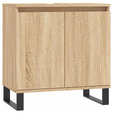 Vidaxl badkamerkast 58x33x60 cm bewerkt hout sonoma eikenkleurig