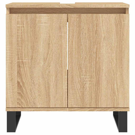 Vidaxl badkamerkast 58x33x60 cm bewerkt hout sonoma eikenkleurig