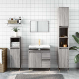 Vidaxl badkamerkast 65x33x60 cm bewerkt hout grijs sonoma eikenkleurig