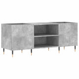 Vidaxl platenkast 121x38x48 cm bewerkt hout betongrijs