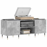 Vidaxl platenkast 121x38x48 cm bewerkt hout betongrijs
